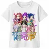 Cruz 2026 Nuevo KPop Cazador Anime Harajuku Casual Holgada Cómoda Camiseta Manga Corta Hombres Mujeres Euro