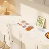 Tapete de mesa de dibujos animados para aparador, mueble de TV y zapatero de entrada; impermeable, a prueba de polvo y resistente a la suciedad