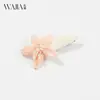 Wjia Primavera Verão Nova Moda Simples Presilha Lateral Flor Franja Presilha Cabelos Soltos Feminino Doce Alto Padrão Acessórios de Cabelo Presilha de Cabelo