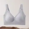 Lanjing Jinmo entretela de seda copas fijas push-up sin costuras sujetador de copa fina ajustable de cobertura total