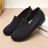 Zapatos de Punto Ligero con Hebilla Ligera, Estilo Nuevo Primavera y Verano para Dropshipping, Zapatos Cómodos y Ligeros para Personas de Mediana Edad y Mayores, Zapatos de Tela Old Beijing, Zapatos para Caminar