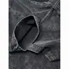 Camiseta Versátil de Manga Corta Holgada para Hombre de Algodón Puro Lavado de Peso Pesado 230g Estampado de LanaDel Rey Estilo Vintage Americano