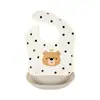 Bolsillo de Arroz Desmontable para Bebé, Babero Impermeable de PU para Comer, Bolsillo para Saliva para Niños y Niñas, Categoría A [Stock Listo al por Mayor]