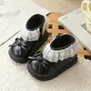 Zapatos para bebé niña para primavera y otoño, botas de princesa de suela blanda para bebés niñas, zapatos para niños pequeños de suela blanda, botines para niños, zapatos pequeños de piel