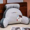 Suporte Lombar Macio e Fofo em Formato de Animal para Camas de Meninas, Encosto Grande para Cadeiras de Escritório, Removível e Lavável