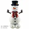 Nuevo Globo de Navidad 3D de Pie Inflable Árbol de Navidad Grande con Base Columna de Papá Noel Globo Venta al por Mayor