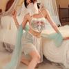 Lingerie Sexy Palácio Tang Clássico Dinastia Han Sexy Ultra-Fino Chiffon Tamanho Grande Camisola Estilo Antigo Uniforme Traje Dropshipping 8605