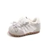 Zapatillas Versátiles para Niñas Otoño 2025 Nuevos Zapatos Deportivos de Moda Casual para Niños Mayores con Lazo Zapatillas para Correr