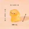 Mini Estatueta de Cachorro em Resina Luminosa, Boneca de Animal de Estimação Fofa com Textura Realista Semelhante a Geleia Transparente, Acessório de Decoração para Micro-Paisagem