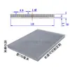 Disipador de Calor de Aluminio de Alta Potencia Ancho 100~119mm Disipador de Calor para Placa Base Disipador de Calor Electrónico