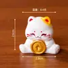 Micro-Paisagem Criativa Novo Produto Gato da Sorte DIY Figura Fofa Decoração de Casa Carro Mesa Pequeno Ornamento