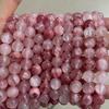 Jade Persa Otimizado Contas Espalhadas Contas Redondas Adicionam Cor Flor de Cola Vermelha Contas Redondas de Jade Pedra Natural Vermelho Sangue