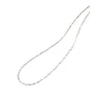 Collar de plata S925 para mujer, cadena de estrellas simple, cadena de plata, cadena para clavícula Joker de moda, venta al por mayor directa de fábrica