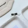 Anillo de Diseño de Nicho con Cruz Microincrustada y Trébol de Cuatro Hojas para Mujer, Estilo Nuevo, Anillo Abierto Personalizado Estilo Retro Vintage para Mujer
