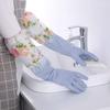 Guantes gruesos con forro polar de manga larga invierno impermeables cálidos gruesos para lavar platos lavandería limpieza de cocina para el hogar en stock