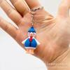 Chaveiro Criativo de Pato Pequeno Pingente de Bolsa Desenho Animado Mini Pato de Viagem Chaveiro Presente para Estudante em Estoque