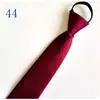 Corbata de Hombre Cremallera Novio Boda Roja 8cm Vestido Negocio Nudo Negro Libre Perezoso Fácil de Tirar Azul Corbata