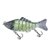 Atacado de fábrica Luya isca dura multi-seção simulação de peixe 10cm/15g plástico sete-seção isca multicolor