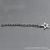 Clip de cadena extendida de acero inoxidable de 5 cm, clip colgante, colgante en forma de corazón, cadena de cola más pulsera de cadena larga, cadena de cola, accesorios de joyería DIY