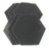 Filtro de algodón con agujero redondo cuadrado Filtro de agua de repuesto Esponja negra de agujero grueso bioquímico Filtro de ventilador hexagonal Algodón