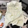 Chal Bordado de Cuello Redondo Estilo Chino Nuevo con Botones para Mujer, Diseño Nuevo de Primavera, Top Delgado, Calidad Garantizada
