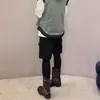 Botines Gruesos de Nuevo Estilo 2024 para Mujer, Botas Martin de Estilo Británico con Hebilla Única sin Cordones, Botas Vaqueras Retro, Modernos