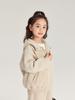 2024 Nuevo Traje Cálido Holgado de Otoño e Invierno Pudín Haru Girls Otoño Chaqueta con Capucha Pantalones Casuales Conjunto de Dos Piezas