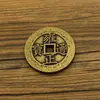 Moedas de Cinco Imperadores de Cobre, Moedas de Cinco Imperadores da Dinastia Qing, Moedas Grossas de Cobre, Moedas de Cobre Shunzhi, Jiaqing, Kangxi, Usadas para Pressionar nas Pedras de Soleira na Decoração de Casa Nova