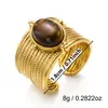 Juego de anillos de cuatro piezas para mujer, personalizado, simple, moderno de Instagram, retro, genial, diseño de nicho, anillo para el dedo del pie, anillo geométrico en forma de 8 para el dedo