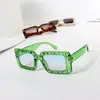 Gafas de Sol de Moda con Montura Cuadrada Calada Personalidad Tendencia Nuevo Estilo Europeo y Americano Protección UV Gafas de Sol Transfronterizas para Niños