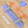 Máquina de Esquí Dispositivo de Entrenamiento de Piernas, Máquina Deslizante de Sujeción de Piernas para Adelgazar la Cara Interna del Muslo, Entrenador de Músculos del Suelo Pélvico Postparto para Uso en Casa para Mujeres