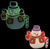 Zuecos Navideños Luminosos de Muñeco de Nieve Accesorios para Zapatos Accesorios DIY Flor para Zapatos Decoración Comercio Electrónico Transfronterizo Venta al por Mayor