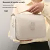 Artigos de higiene pessoal e cosméticos Bolsa Pano de sarja Armazenamento de viagem portátil de grande capacidade Bolsa À prova d'água Gancho pendurado para homens e mulheres Bolsa de higiene pessoal