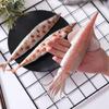 Modelo de Alimento de Pez Espada Simulada Plancha de Hierro Calamar Pulpo Pequeño Calamar Pescado a la Parrilla Seco Accesorios Decorativos