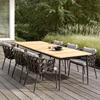 Nórdico ao ar livre Rattan Mesa e Cadeira Lazer Sala de Estar Sofá Cadeira Creative Pátio Varanda Jardim Teca Mesa e Cadeira Móveis
