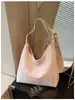 Bolsa Tote Simples de Grande Capacidade Transfronteiriça Bolsa Feminina Novo Estilo Fashionável Toque de Luxo Bolsa de Ombro Única para o Dia a Dia Bolsa Transversal Casual Tendência
