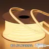 Fita de LED COB 110v com conjunto de plugue, à prova d'água para exterior, 127 volts, LED flexível, padrão dos EUA, para uso transfronteiriço e internacional