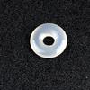Colgante con hebilla de seguridad de piedra de ágata de cristal natural de 1335-18 mm, anillo con agujero grande, joyería nostálgica para bricolaje, accesorios para collar