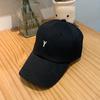 Gorra de Béisbol Color Sólido Protector Solar Cara con Letras Pequeñas Gorra Pequeña para Mujer Verano Estilo Coreano Marrón Herramienta Sombrero Curvo para Hombre