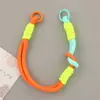 Nuevo Cordón Tejido Multicolor para Teléfono, Llavero Corto Universal, Decoración de Mochila, Cuerda Decorativa, Cadena Colgante al por Mayor