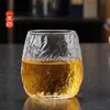 Vaso de Vidrio Resistente al Calor con Patrón de Glaciar, Copa de Vino de Moda para Uso Doméstico, Vaso de Alta Apariencia, Vaso Transparente para Bebidas, Taza de Té, Vaso de Agua