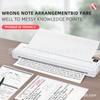 A4A Fiesta Estudiantil Oficina Portátil Hogar A4 Impresión sin Tinta Corrección de Errores Bluetooth Impresora Térmica