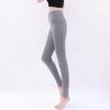 Pantalones de Otoño de Algodón de Color Sólido para Mujer Talla Grande Talla Grande Pantalones Cálidos Delgados Individuales Ajustados Pantalones Estelic Rellenito mm200