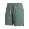 Pantalones Cortos Casuales de Verano para Hombre, Pantalones Deportivos Versátiles para Correr, de Secado Rápido, Transpirables, Color Sólido, Estilo Delgado de Verano Dos
