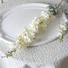 Flocagem 2 garfos delphinium simulação Jacinto flor de seda estrada de casamento liderança decoração de sala de estar Violeta fábrica atacado