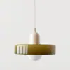Lámpara de araña antigua Memphis lámpara de comedor simple moderna Bauhaus lámpara de noche de cristal creativa lámpara de araña verde retro