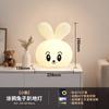 Controle Remoto de App Transfronteiriço Luz Noturna de Coelho RGB Criativa para Mesa de Cabeceira Infantil Presente de Aniversário Lâmpada de Mesa com Carregamento Inteligente para Ambiente