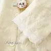 Pijama Infantil Meninas Algodão Nuvem Manga Longa Estilo Primavera e Outono Desenho Animado Fofo Tamanho Grande Crianças Grandes Roupas de Casa Conjunto Solto de Duas Peças