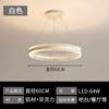 Lustre de sala de estar atmosfera simples moderna villa senso de alto nível lâmpadas Nórdico quarto sala de jantar lâmpada redonda sala de estar lâmpada principal