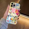 El más vendido de Amazon Parche de Graffiti Patchwork Fruta Manzana Serie 17 Funda para Teléfono Móvil Iphone18Promax Anticaída Funda Suave